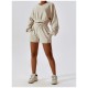 Showing image for Women's sweatshirt and short beige Women's sweatshirt and short beige Women Fashion, Hoodies & Sweatshirts image