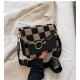 Fabric Checkerboard Crossbody Sling Bag image
