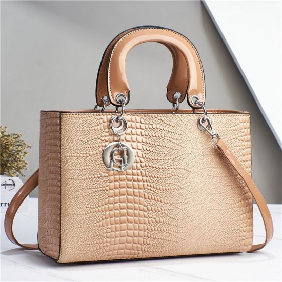 Lady's leather handbag khaki Women's Luggage & Bags, Shipped from abroad image