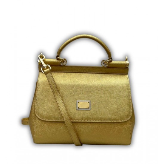 Luxury pure leather bag Gold Women's Luggage & Bags, Shipped from abroad image