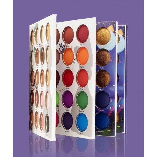 Blossom Eyeshadow 80 Color Nude/Vibrant Shades Eyeshadow image