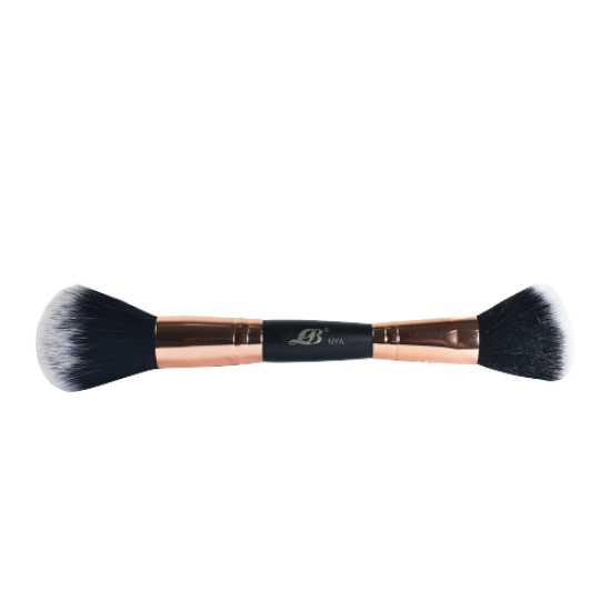 LB 2 IN 1 Blending & Contour Brush Powder Brush, 2 In 1 Brush image