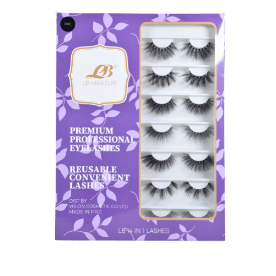 LB Premium Mink Eyelashes Collections Eye Lash, Cosmetics Lens image