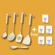Quality Set of 5 Silicone Cooking Utensils with Free Wall Hangers Shipped from abroad, Home And Appliances, Kitchen image
