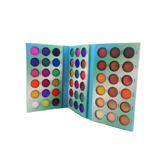 Blossom Makeup African Queen 54 Color Eyeshadow Palette Palette image