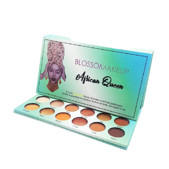 Blossom Makeup African Queen 54 Color Eyeshadow Palette Palette image