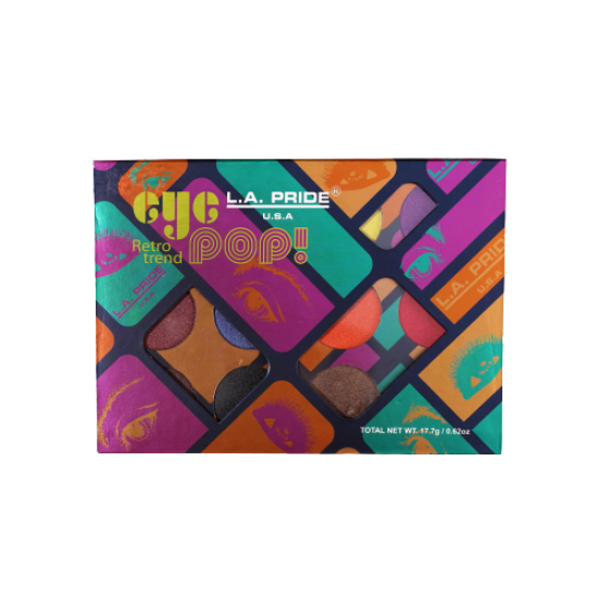 Showing image for L.A Pride Retro Trend Eye Shadow palette L.A Pride Retro Trend Eye Shadow palette Palette image