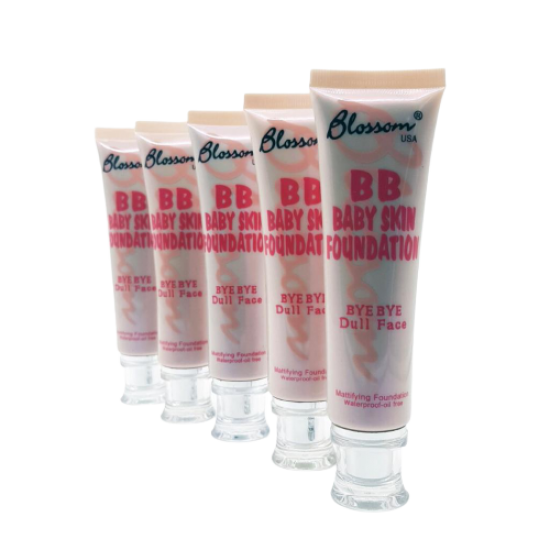 Blossom Makeup Baby Skin Foundation Bye Bye Dull Face Tube image