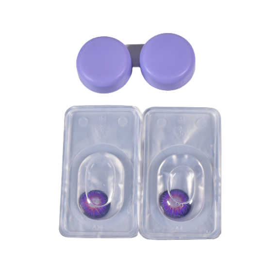 LB Vision 3 Tone Cosmetics Lens Purple Ebube Cosmetics Lens image