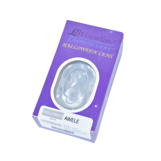 LB Vision Cosmetics Halloween Lens White Awelle Cosmetics Lens image