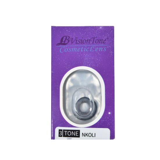 LB Vision 3 Tone Cosmetics Lens Nkoli Gray Cosmetics Lens image