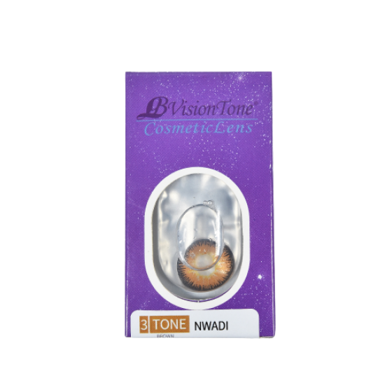 LB Vision 3 Tone Cosmetics Lens Nwadi Brown image