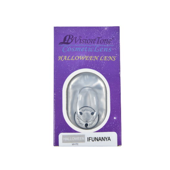 LB Vision Tone Cosmetics Halloween Lens Ifunanya White Cosmetics Lens image