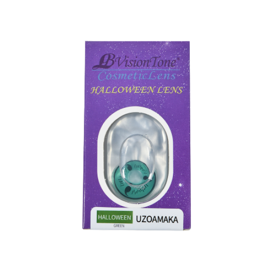 LB Vision Tone Cosmetics Halloween Lens Uzoamaka Green Cosmetics Lens image