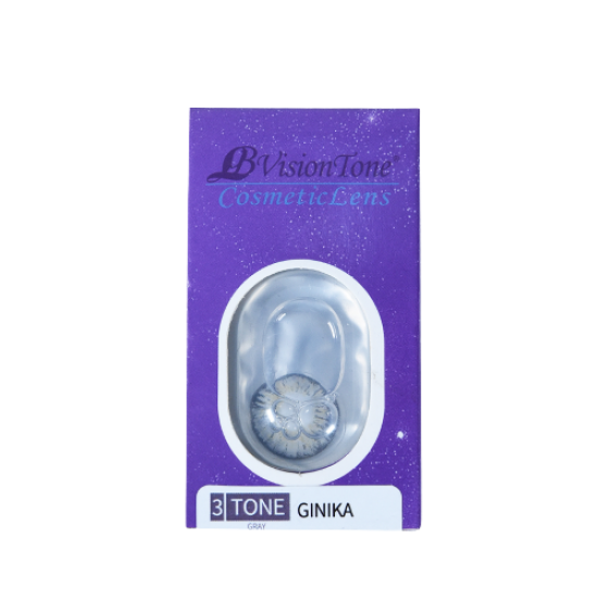 LB Vision 3 Tone Cosmetics Lens Ginika Gray Cosmetics Lens image