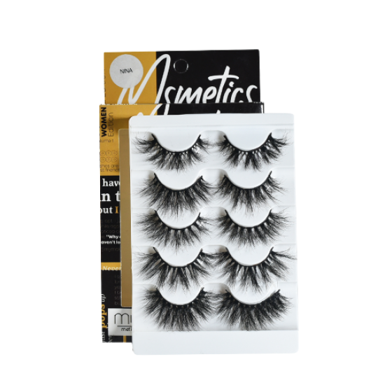 Msmetics Luxury Mink Collection Eye Lash Nina 5 in 1 Eye Lash image