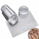 Head Clear Jelly Silicone Nail Art Stamper image