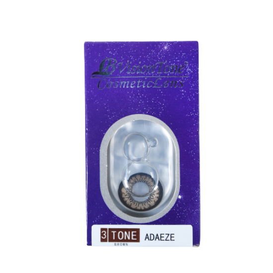 LB Vision 3 Tone Cosmetics Lens Brown Adaeze Cosmetics Lens image