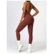 Stylish Gym Overalls Brown image