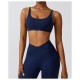 Stylish Yoga Set Blue Women Fashion, Yoga/Gym, Shipped from abroad image