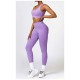 Women Hollow Sports Wear Purple Women Fashion, Yoga/Gym, Shipped from abroad image