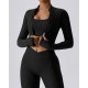 Women Long Sleeve Sports Suit Black Women Fashion, Yoga/Gym, Shipped from abroad image