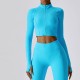 Women Long Sleeve Sports Suit Blue image