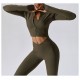 Women Long Sleeve Sports Suit Green Women Fashion, Yoga/Gym, Shipped from abroad image