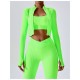 Women Long Sleeve Sports Suit Light Green image