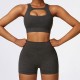 Showing image for Women Sports Shorts Set Black Women Sports Shorts Set Black Women Fashion, Yoga/Gym, Shipped from abroad image