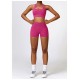 Women Sports Shorts Set Pink Women Fashion, Yoga/Gym, Shipped from abroad image