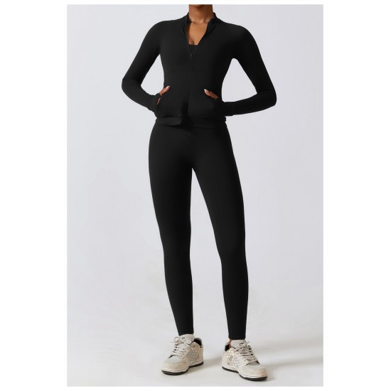 Showing image for Yoga Fitness Sports Suit Black Yoga Fitness Sports Suit Black Women Fashion, Yoga/Gym, Shipped from abroad image