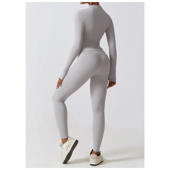 Showing image for Yoga Fitness Sports Suit Grey Yoga Fitness Sports Suit Grey image