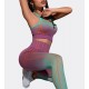 Showing image for Women's New Gradient High Waist sexy Fitness suit Women's New Gradient High Waist sexy Fitness suit Yoga/Gym image